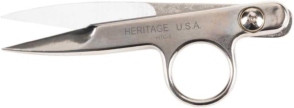 Klein Tools HTC5 Scissors, Threadclip with Spring Action for Automatic Opening, 4-1/2-Inch, Made in USA