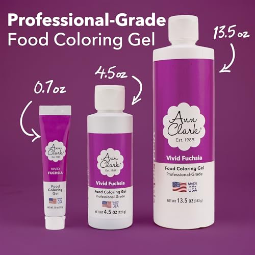 Ann Clark Super Red Food Coloring Gel .70 oz. Professional Grade Made in USA
