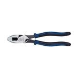 Klein Tools J213-9NECR Journeyman Pliers Connector Crimp Side, Made in USA, With High-Leverage Design Featuring Crimping Die Behind Hinge, 9-Inch