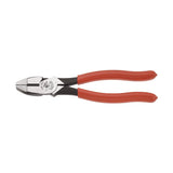 Klein Tools HD213-9NETH Lineman's Pliers, Made in USA, Oversized Heavy Duty, High Leverage Side Cutting Pliers, 9-Inch