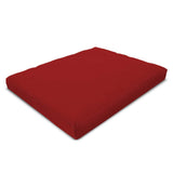 Bean's ZABUTON Meditation Cushions - Colorful Cotton Yoga Prayer Zen Kneeling Pad Base for Zafu Pillow - Medium & Large - Traditional Natural Recycled Cotton Fill - Floor Sitting Comfort - Made in USA