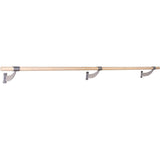 VITA Barre Wall-Mounted Single Ballet Barre, Classic WB15, Wood | Fixed Height, Made in USA, Home, Studio or Gym Exercise Equipment for Kids & Adults | Dance, Fitness, Pilates