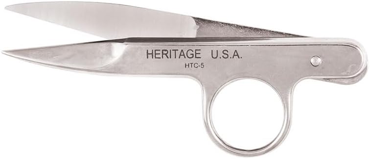 Klein Tools HTC5 Scissors, Threadclip with Spring Action for Automatic Opening, 4-1/2-Inch, Made in USA