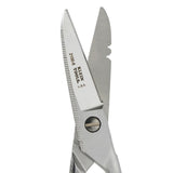 Klein Tools 2100-8 Scissors, Made in USA, Electrician Free Fall Snips, Stainless Steel Cut 19 and 23 AWG Electrical Communication Wire, Cable and Cordage