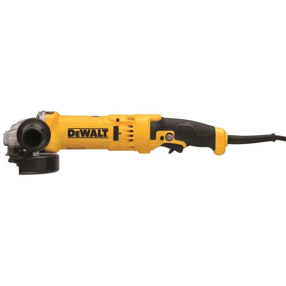 DEWALT Angle Grinder Tool, 4-1/2 to 5-Inch, Trigger Switch(DWE43115), Yellow