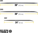Klein Tools 3247 Round 3/4-Inch x 24-Inch Connecting Bar, Made in USA, Sleever Bar for Aligning, Prying and Chiseling