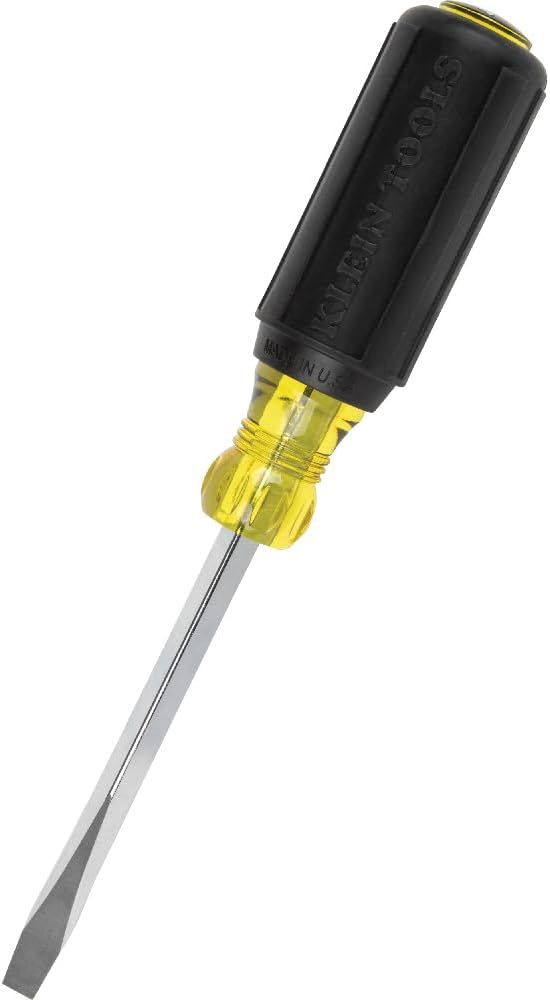 Klein Tools 85442 Screwdriver 2-Piece Set, Made in USA, 1/4 Keystone and #2 Phillips, Cushion Grip, Round and Square Shank, Heat Treated, Home Improvement