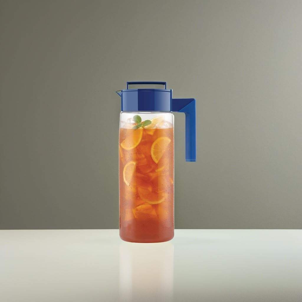 Takeya Patented and Airtight Pitcher Made in the USA, BPA Free Food Grade Tritan Plastic, 2 qt, Avocado