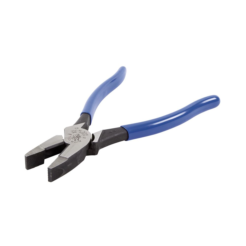 Klein Tools D20009NEGLW Side Cutter Linemans Pliers Cut ACSR, Screws, Nails, Hard Wire, 9-Inch Hi-Viz Pliers