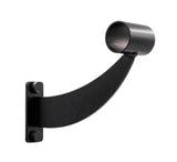 Vita Vibe Collared Ballet Barre Mounting Bracket - WB15 - USA Made (Black)