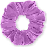 Velvet Scrunchies 3-Pack Gift Set Premium Plush Ponytail Holder Made in the USA Burgundy Forest Black