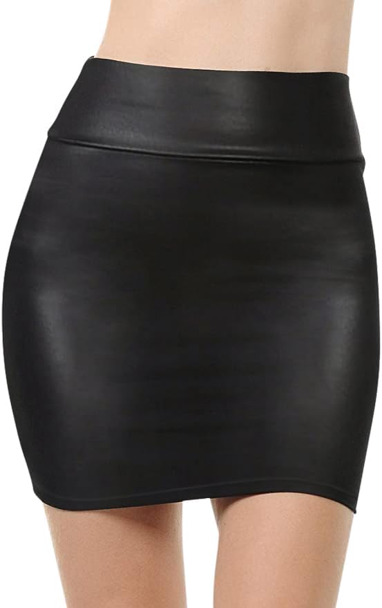 Sweet Hearts Mini Pencil Skirt for Women- Above Knee Basic Basic Bodycon Skirt Made in USA