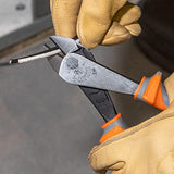 Klein Tools 2139NERINS 1000V Insulated Side Cutter Pliers, Made in USA, High Leverage Design, Induction Hardened Knives, 9-Inch
