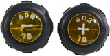 Klein Tools 85072 Long Blade Slotted and Phillips Screwdriver Set with Heat Treated Shafts and Cushioned Grips, Made in USA, 2-Piece
