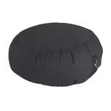 Hugger Mugger Zafu Meditation Cushion - Support in Cross-Legged Sitting, Buckwheat Filled, Durable Fabric, Convenient Handle, Handmade in USA