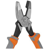 Klein Tools 2139NERINS 1000V Insulated Side Cutter Pliers, Made in USA, High Leverage Design, Induction Hardened Knives, 9-Inch