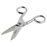 Klein Tools 2100-9 Stainless Steel Electrician's Scissors with Stripping Notches, 5-1/4-Inch, Made in USA
