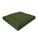 Bean's ZABUTON Meditation Cushions - Colorful Cotton Yoga Prayer Zen Kneeling Pad Base for Zafu Pillow - Medium & Large - Traditional Natural Recycled Cotton Fill - Floor Sitting Comfort - Made in USA