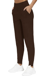 Jogger Pants for Women with Pockets- Buttery Soft Sweatpants Tapered Lounge Pants Made in USA