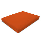 Bean's ZABUTON Meditation Cushions - Colorful Cotton Yoga Prayer Zen Kneeling Pad Base for Zafu Pillow - Medium & Large - Traditional Natural Recycled Cotton Fill - Floor Sitting Comfort - Made in USA