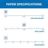 Hammermill Printer Paper, 20 Lb Copy Paper, 8.5 x 11 - 3 Ream (1,500 Sheets) - 92 Bright, Made in the USA, 500 Count (pack of 3)
