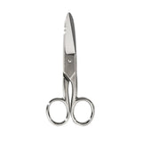 Klein Tools 2100-8 Scissors, Made in USA, Electrician Free Fall Snips, Stainless Steel Cut 19 and 23 AWG Electrical Communication Wire, Cable and Cordage