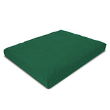 Bean's ZABUTON Meditation Cushions - Colorful Cotton Yoga Prayer Zen Kneeling Pad Base for Zafu Pillow - Medium & Large - Traditional Natural Recycled Cotton Fill - Floor Sitting Comfort - Made in USA