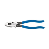 Klein Tools D20009NEGLW Side Cutter Linemans Pliers Cut ACSR, Screws, Nails, Hard Wire, 9-Inch Hi-Viz Pliers