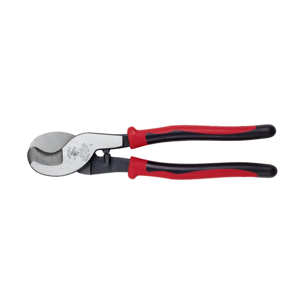 Klein Tools 63050 Cable Cutter, Made in USA, Heavy Duty Cutter for Aluminum, Copper, and Communications Cable