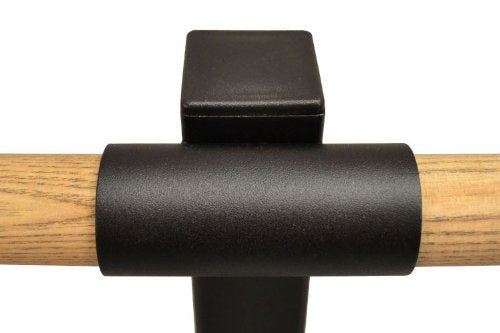 Vita Vibe - USA Made - Traditional Wood Double Barre Fixed Height Floor Mount Ballet Barre - Stretch/Dance Bar - 4 FT- 40 FT