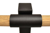 Vita Vibe - USA Made - Traditional Wood Double Barre Fixed Height Floor Mount Ballet Barre - Stretch/Dance Bar - 4 FT- 40 FT