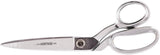 Klein Tools G210K Scissors, Made in USA, Bent Trimmer with Knife Edge for Big Table Top Cutting or Upholstery and Rubber Roofing, 10-Inch
