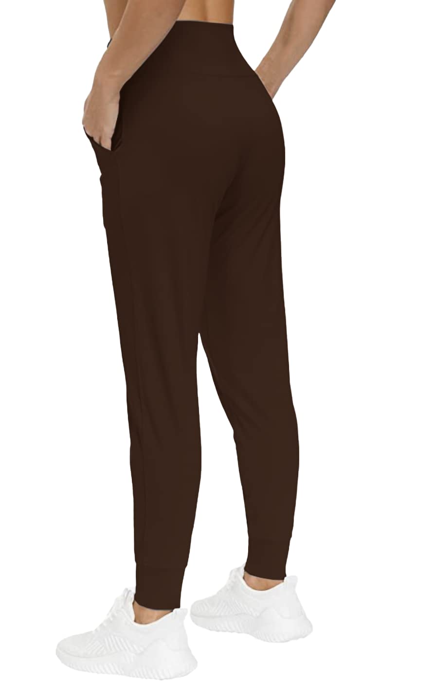 Jogger Pants for Women with Pockets- Buttery Soft Sweatpants Tapered Lounge Pants Made in USA