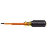 Klein Tools 602-4-INS 1/4-Inch Cabinet Tip Insulated Screwdriver, 4-Inch, Made in USA