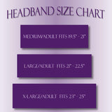 Men's Cotton Headbands Sweatbands 5" Wide Sports Fitness Yoga Fashion Made in USA