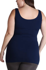 NIKIBIKI Women Seamless Premium Classic Tank Top, Made in U.S.A, Plus Size