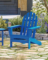 POLYWOOD AD4030PB Classic Outdoor Adirondack Chair, Pacific Blue