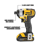 DEWALT 20V MAX Combo Kit, Compact 4-Tool (DCK420D2)