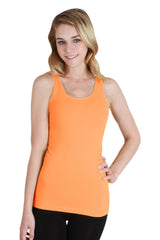 NIKIBIKI Women Seamless Basic Jersey Tank Top, Made in U.S.A, One Size