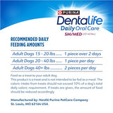 Purina Dentalife Daily Oral Care Chicken Flavor Small/Medium Breed Dog Dental Chews – 28.5 oz pouch (40ct)