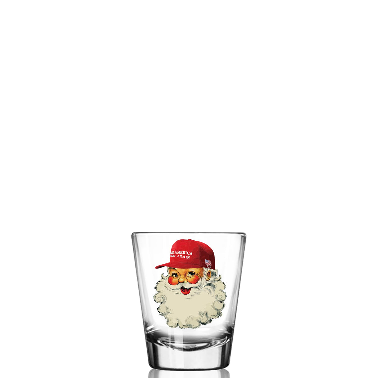 FJB Trump Santa Shot Glass - Set of 2