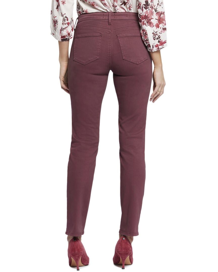 NYDJ Women's Sheri Slim In Dark Cherry
