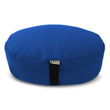 Bean's ZAFU - Meditation Floor Cushion - Round Earth Cotton Zen Yoga Pillow - Tibetan Style for Mindful Kneeling Prayer Seat - Made in USA - US Organic Buckwheat Hulls - Comfort Calm Contemplate
