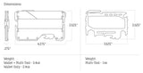 Dango Slim Minimalist Wallet for Men - RFID Blocking - Leather + Multi-Tool