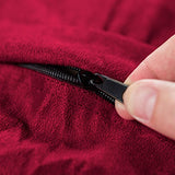 Chill Sack - Bean Bags 3-Feet Memory Foam Bean Bag Chair, Black Micro Suede