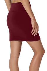 Sweet Hearts Mini Pencil Skirt for Women- Above Knee Basic Basic Bodycon Skirt Made in USA