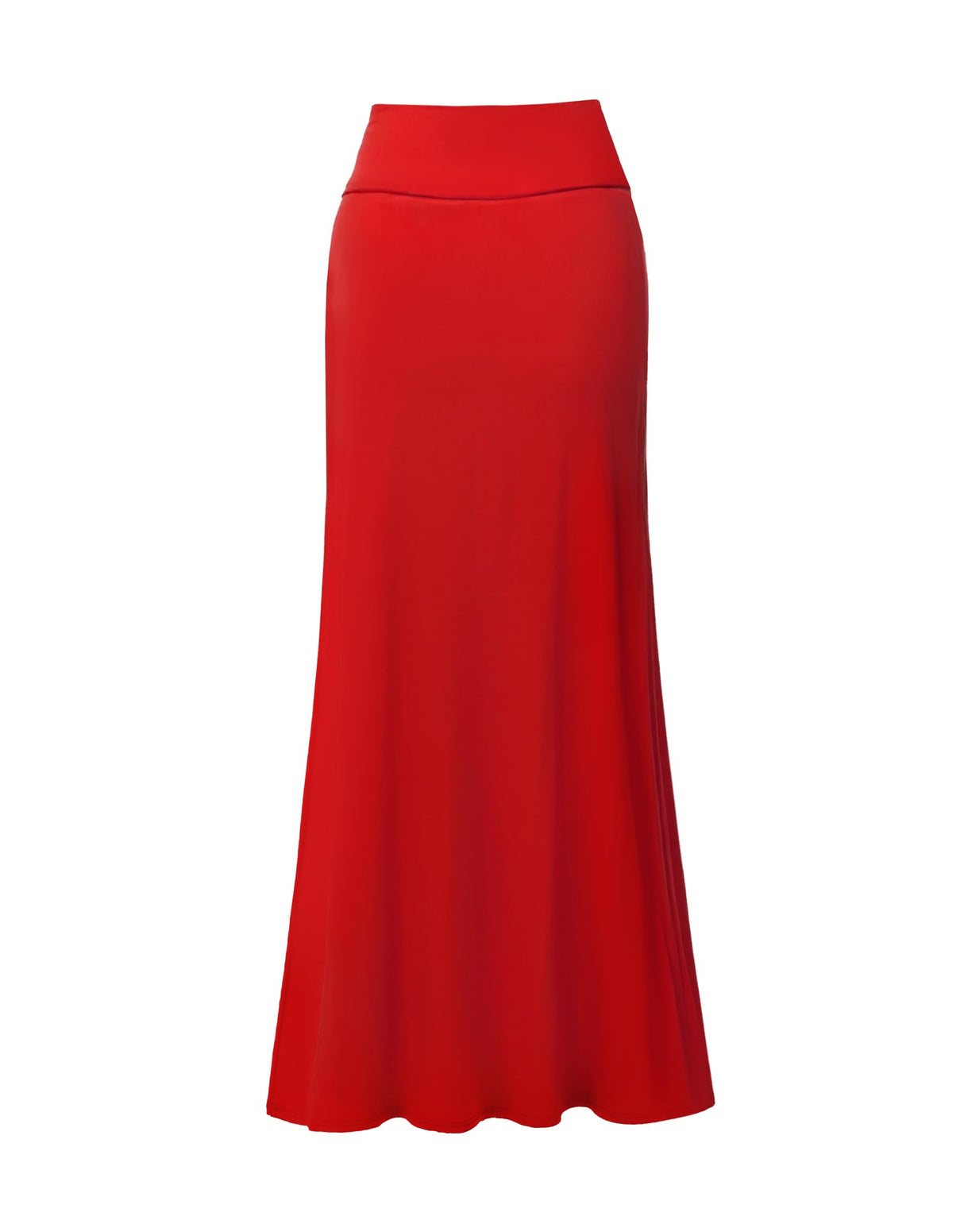 Hybrid & Company Women Versatile Fold Over Waist Maxi Skirt/Convertible Dress