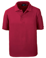 Akwa Men's Short Sleeve Cotton Pique Tactical Polo Made in USA