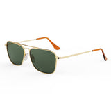 Randolph USA | Intruder Rectangular Classic Aviator Sunglasses for Men Non-Polarized 100% UV