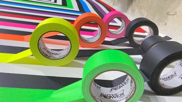 Gaffer Power Proudly Made in The USA, Real Professional Grade Gaffer Tape, Heavy Duty Gaffers Tape, Non-Reflective, Multipurpose. 2 Inches x 30 Yards, Black